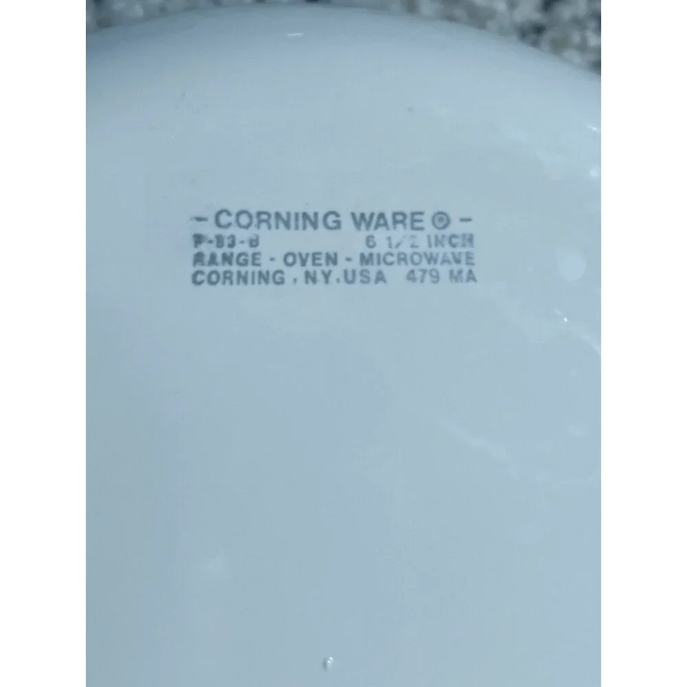 Corning Ware Blue Cornflower Skillet Dish For Range Oven Microwave - Picture 10 of 11